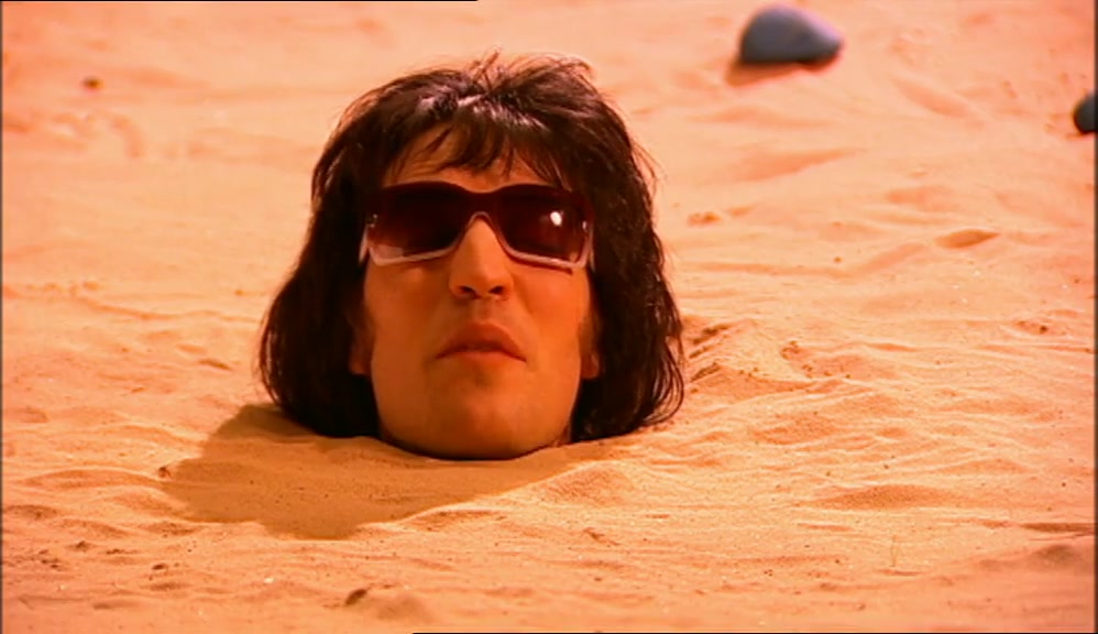 -WHERE DID YOU GET THOSE SUNGLASSES FROM? -A PASSING COYOTE TOOK PITY ON ME. 