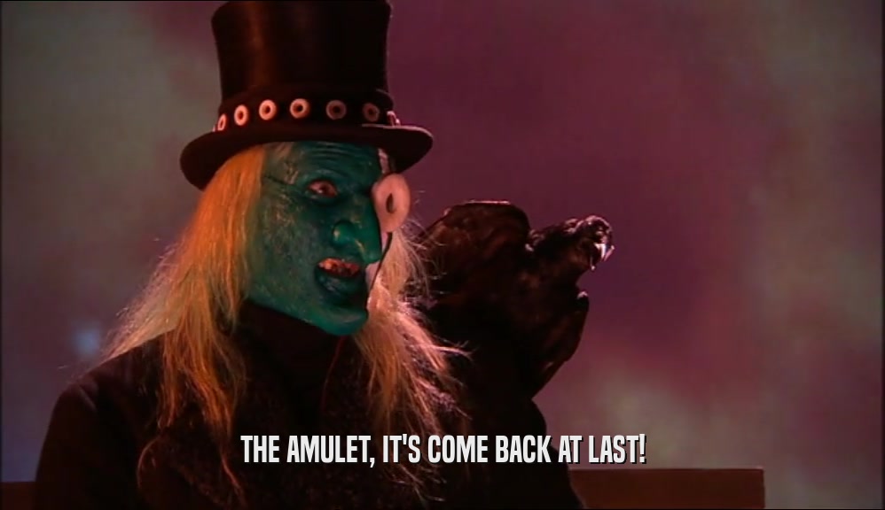THE AMULET, IT'S COME BACK AT LAST!  