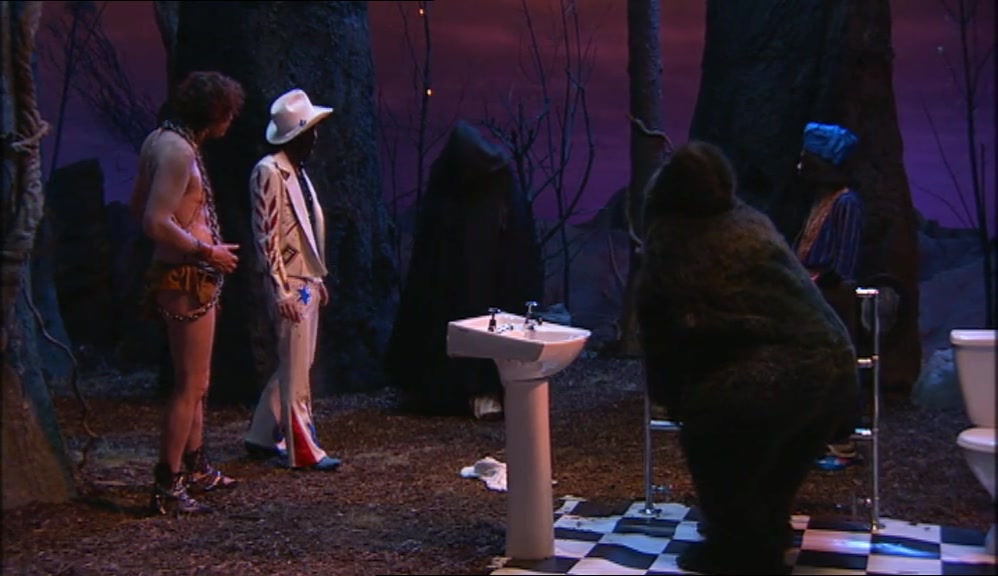 -WHO'S THAT? -IT IS I, THE KING. 