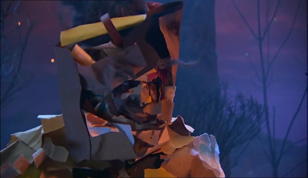 -PAPER COMES FROM WOOD. -WHAT? 
