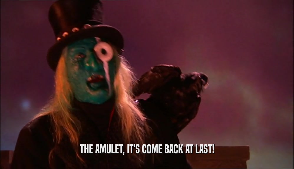 THE AMULET, IT'S COME BACK AT LAST!  