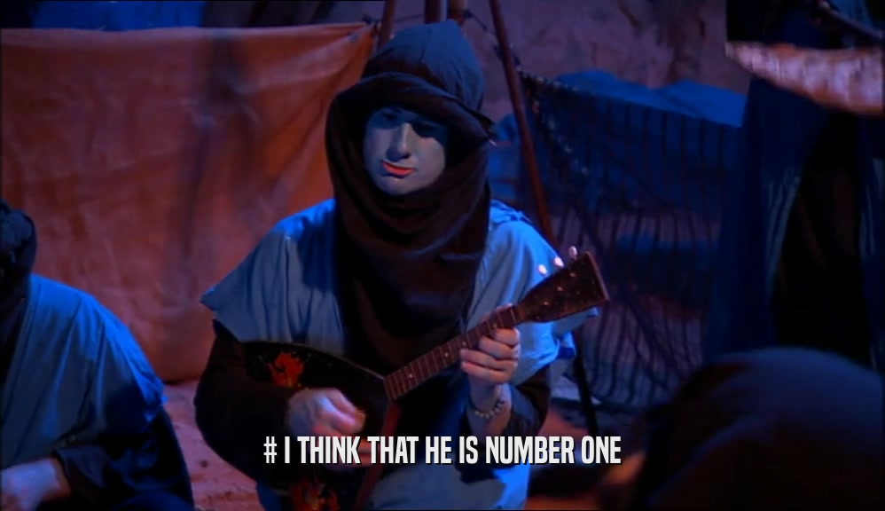 # I THINK THAT HE IS NUMBER ONE  