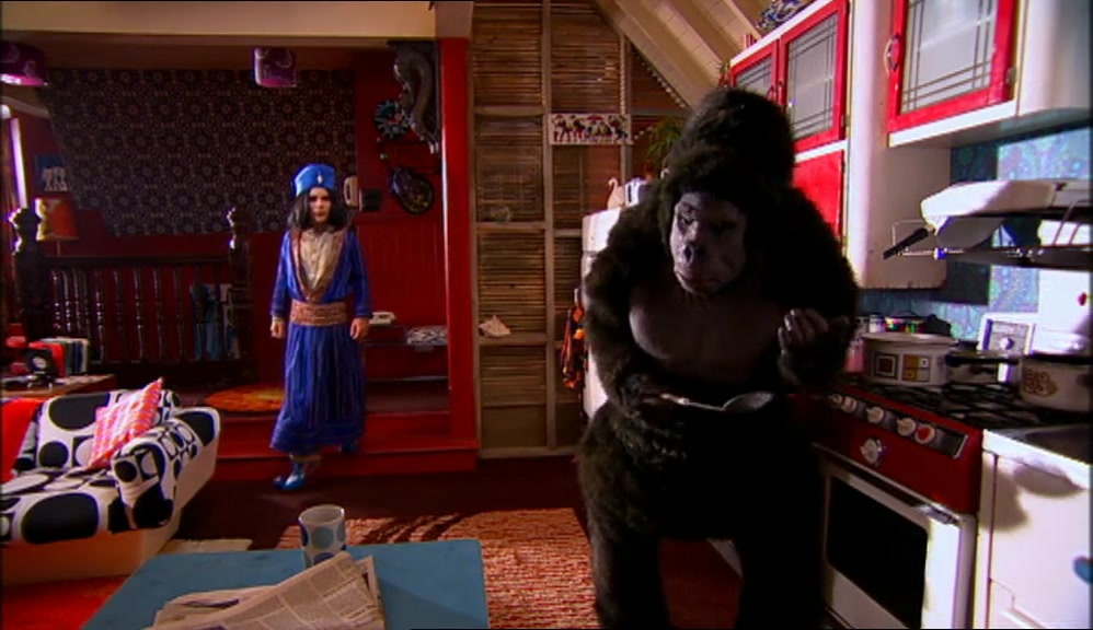 -IS THAT MILK WARM, YET? -I CAN'T TELL REALLY. MY ELBOW, TOO HAIRY. 