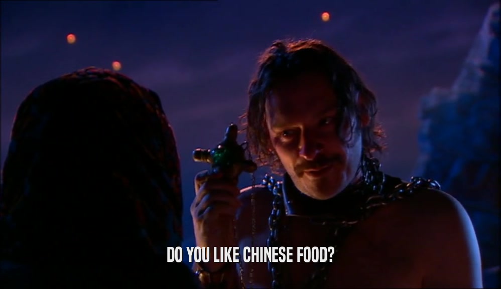 DO YOU LIKE CHINESE FOOD?  