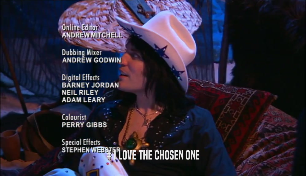 # I LOVE THE CHOSEN ONE  
