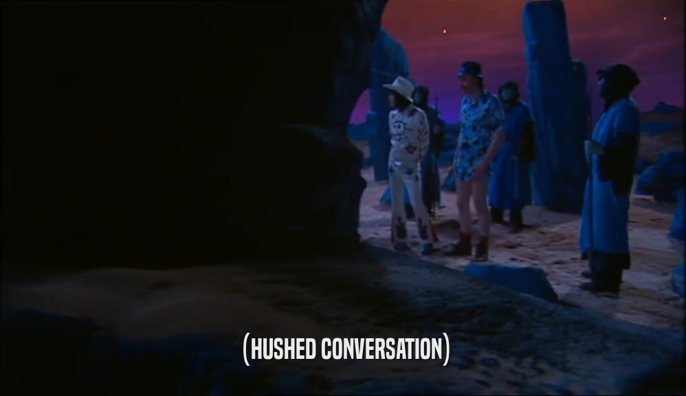 (HUSHED CONVERSATION)  