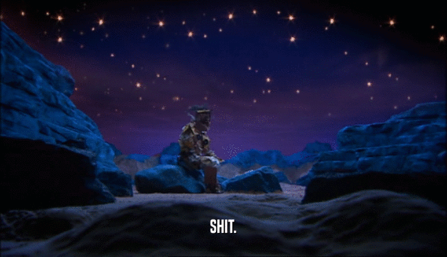 SHIT.  