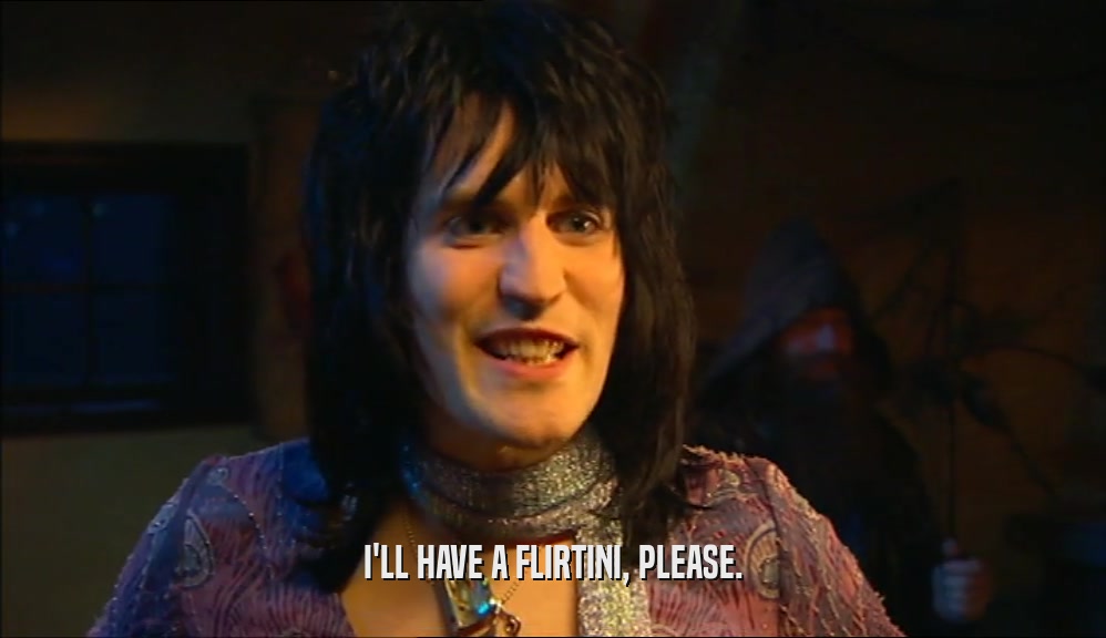 I'LL HAVE A FLIRTINI, PLEASE.  