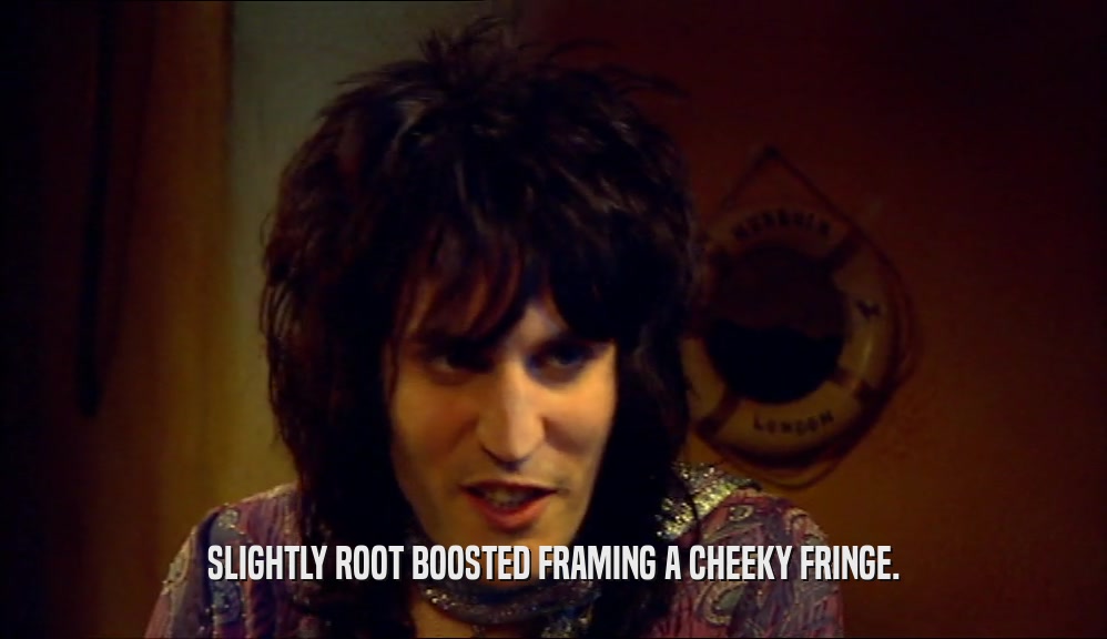 SLIGHTLY ROOT BOOSTED FRAMING A CHEEKY FRINGE.  