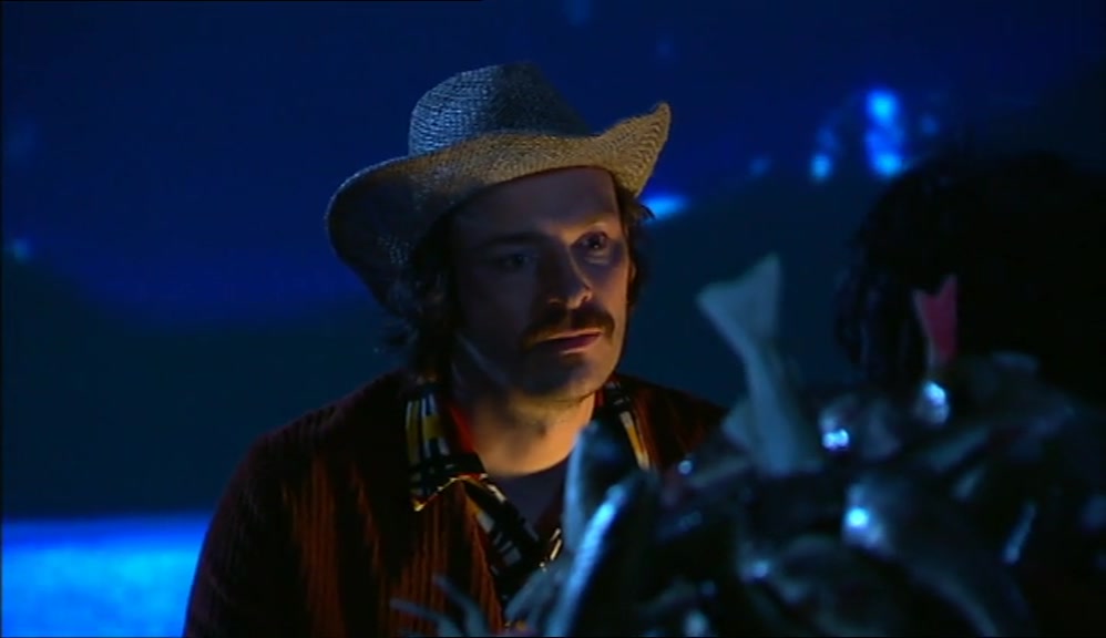 WHY DON'T YOU HEAD BACK TO DRY LAND AND LEAVE ME SOME FISH TO CATCH. 
