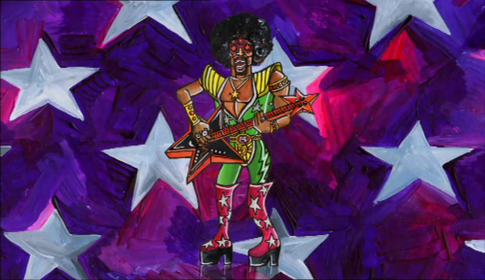 BUT WHEN HE CAME TO, BABY, HE WAS SLAPPING THE BASS GUITAR FAST AND LOOSE 
