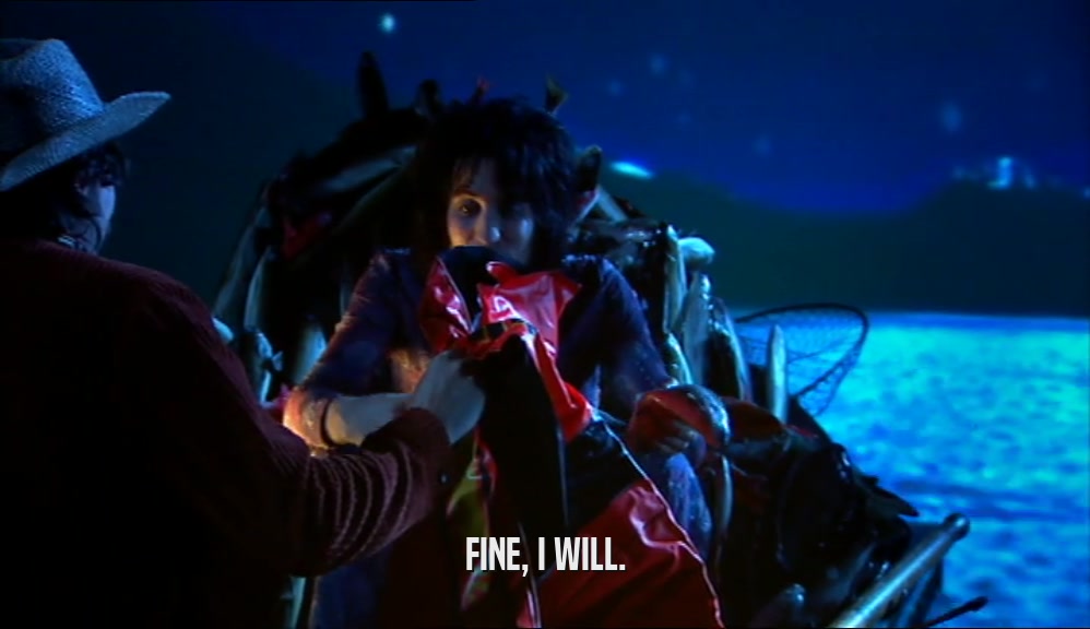 FINE, I WILL.  