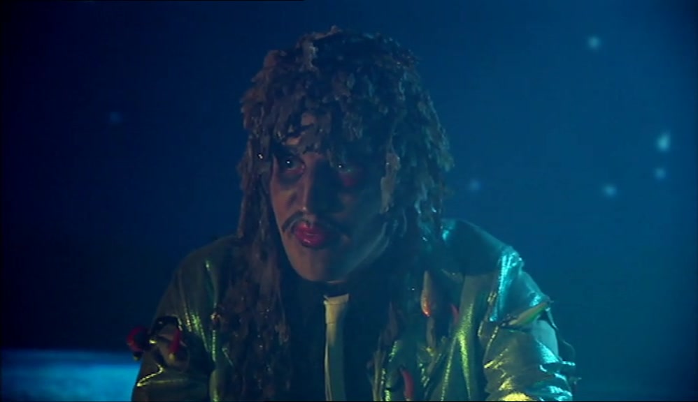 HERE COMES OLD GREGG, HE'S A SCALY MAN-FISH.  