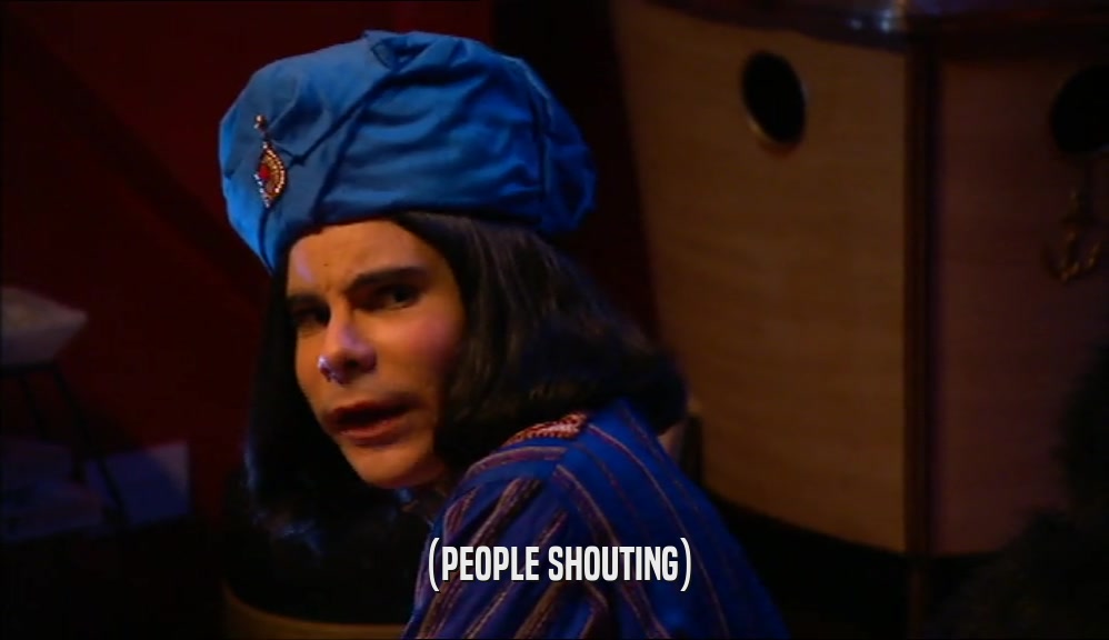 (PEOPLE SHOUTING)  