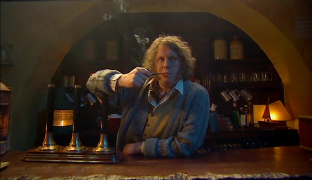 -GOOD EVENING, SQUIRE. -WHAT DO YOU WANT? 