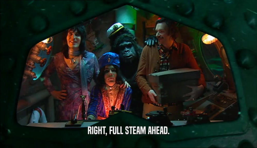 RIGHT, FULL STEAM AHEAD.  