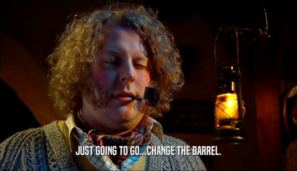 JUST GOING TO GO...CHANGE THE BARREL.  