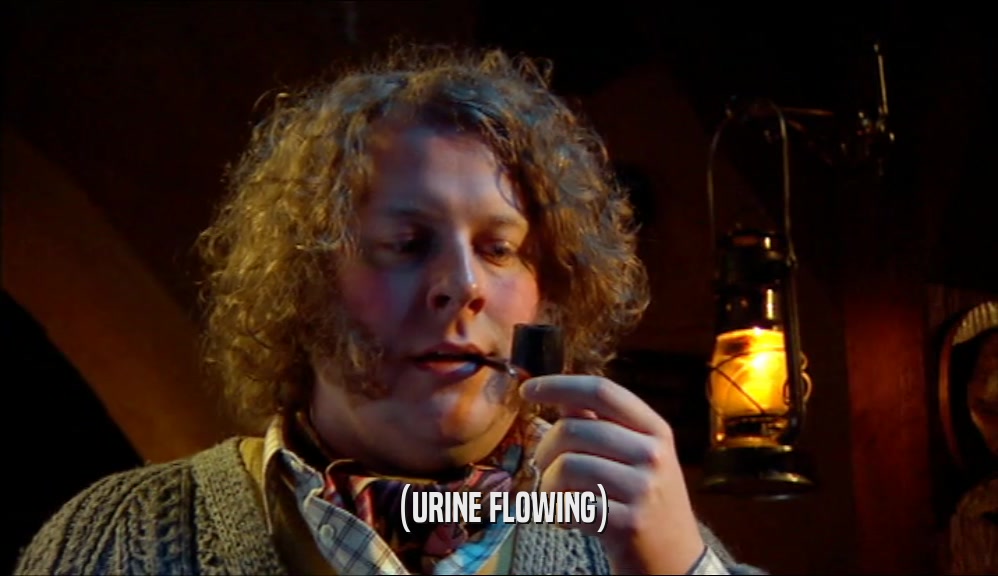 (URINE FLOWING)  