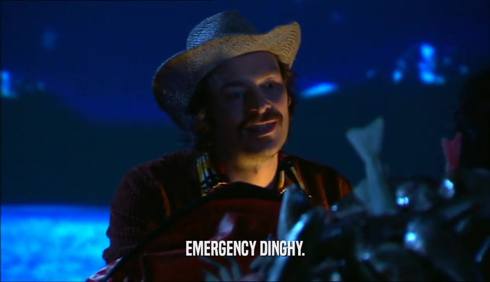 EMERGENCY DINGHY.  