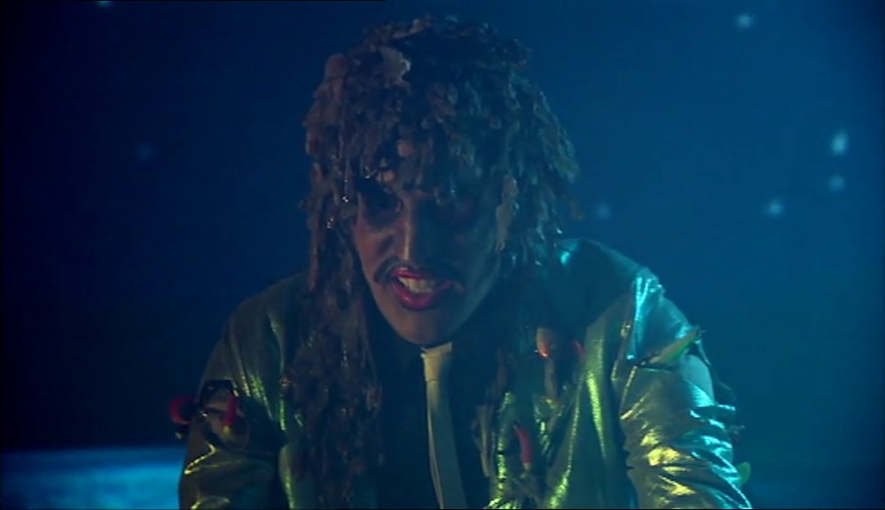 HERE COMES OLD GREGG, HE'S A SCALY MAN-FISH.  