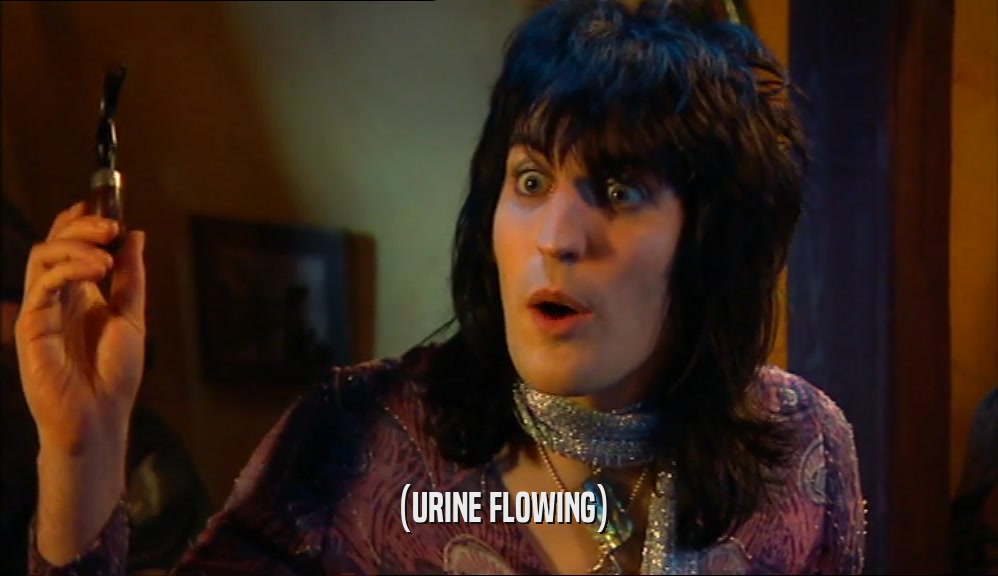 (URINE FLOWING)  
