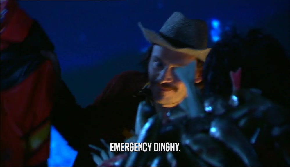 EMERGENCY DINGHY.  