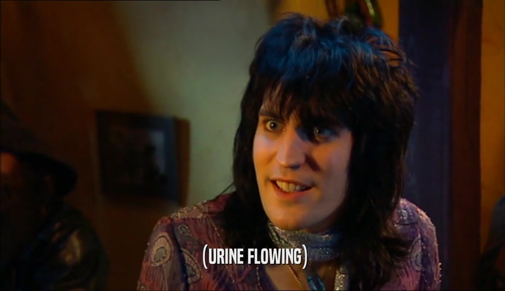 (URINE FLOWING)  
