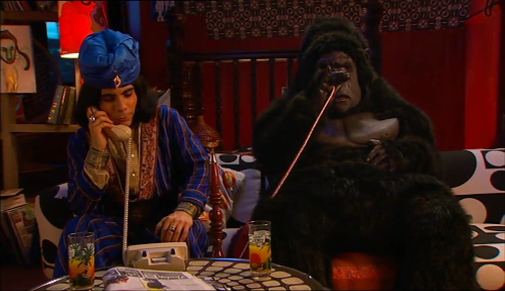 -WHAT DO YOU WANT? -NOTHING. JUST THOUGHT I'D PHONE UP FOR A CHAT. 