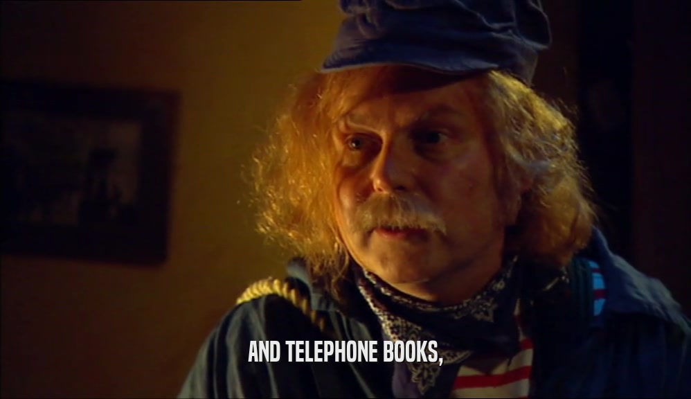 AND TELEPHONE BOOKS,  