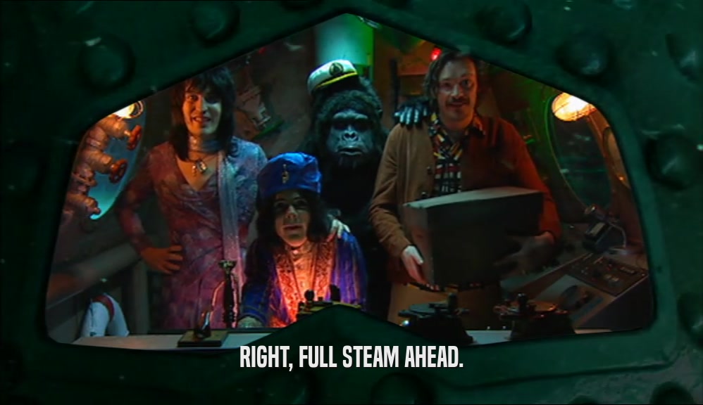 RIGHT, FULL STEAM AHEAD.  