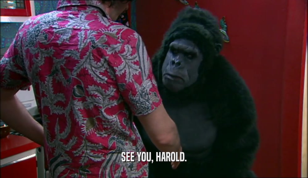 SEE YOU, HAROLD.
  