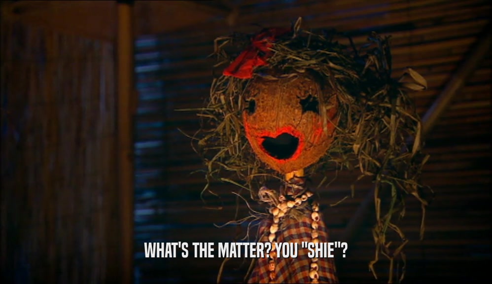 WHAT'S THE MATTER? YOU 