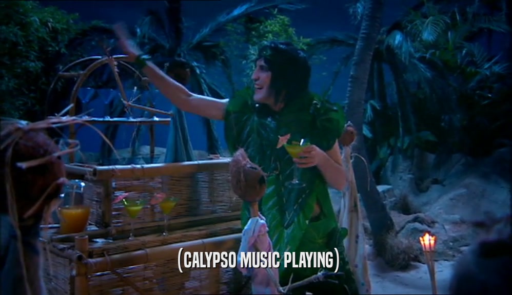 (CALYPSO MUSIC PLAYING)  
