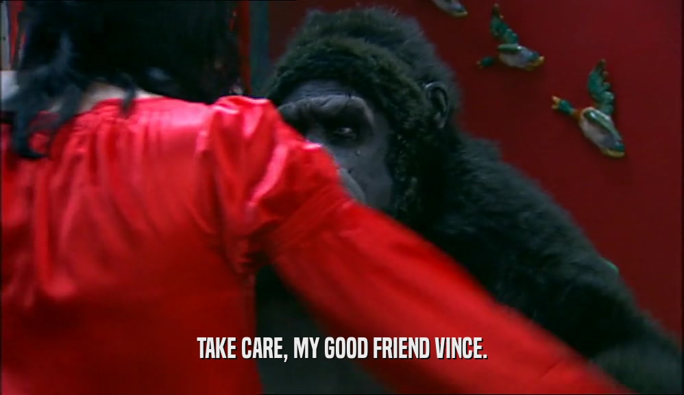 TAKE CARE, MY GOOD FRIEND VINCE.  