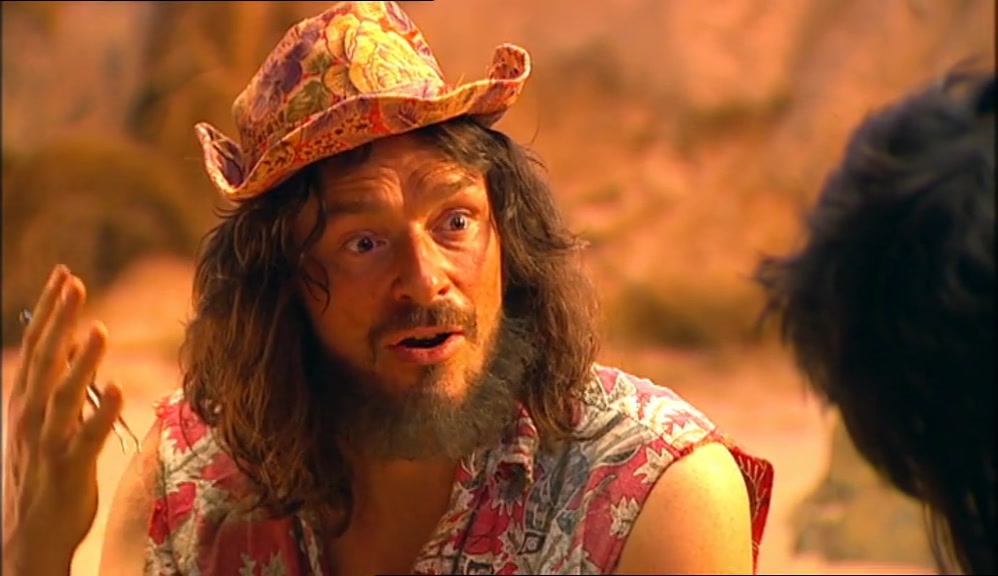 -HE'S IN YOUR HAIR. -HE'D BETTER NOT BE IN MY HAIR. THIS TOOK AGES. 
