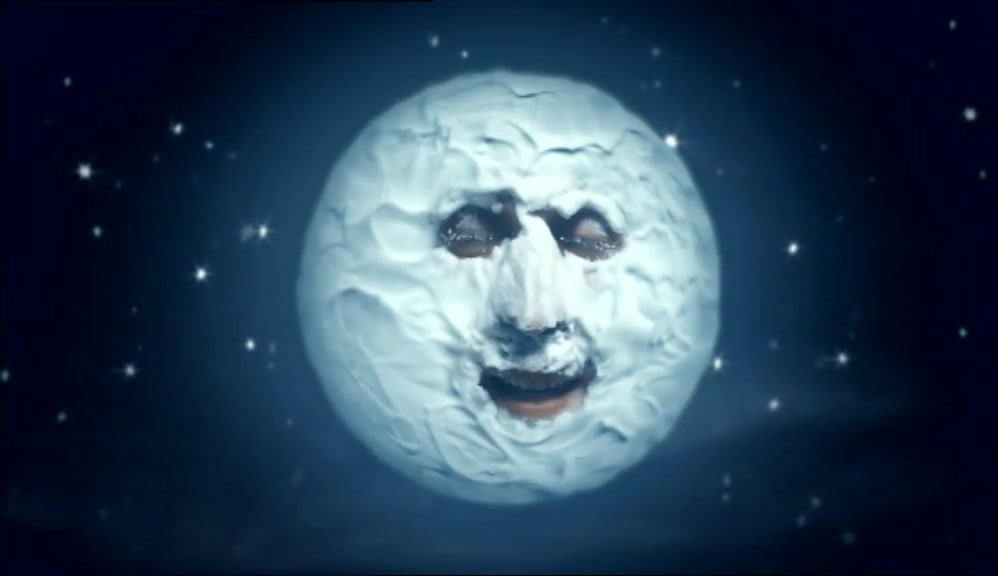 I'M ALL HANDSOME. I'M A SMOOTH WHITE MOON.  