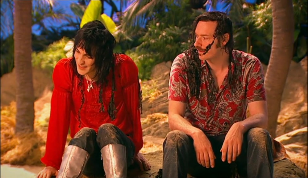 WELL, WHATEVER. WE'RE ON A DESERT ISLAND NOW.  