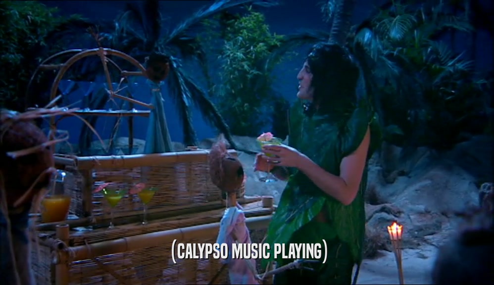 (CALYPSO MUSIC PLAYING)  