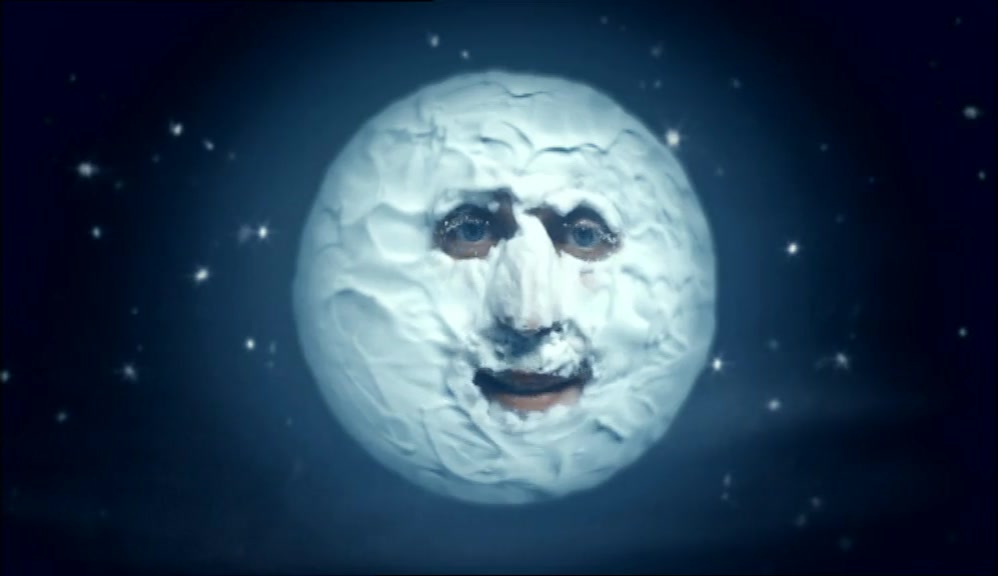 I'M ALL HANDSOME. I'M A SMOOTH WHITE MOON.  