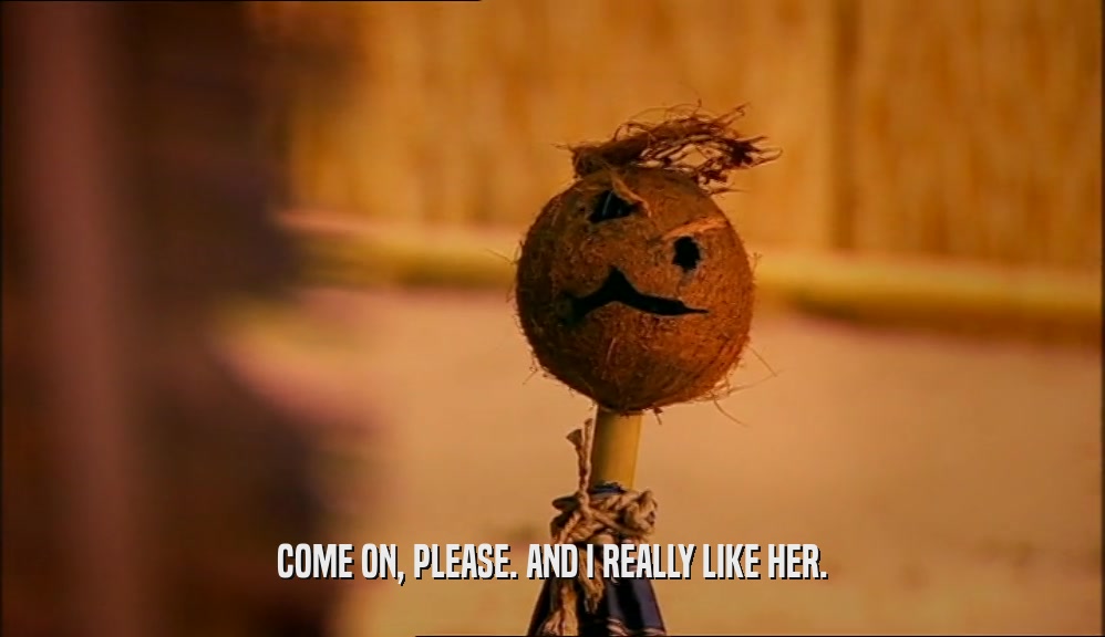 COME ON, PLEASE. AND I REALLY LIKE HER.  