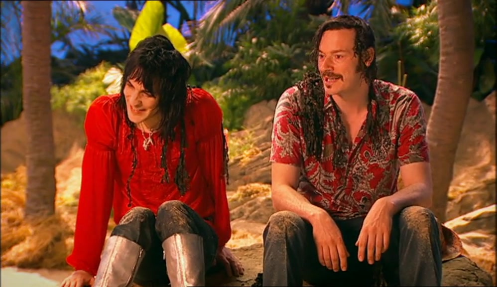 WELL, WHATEVER. WE'RE ON A DESERT ISLAND NOW.  