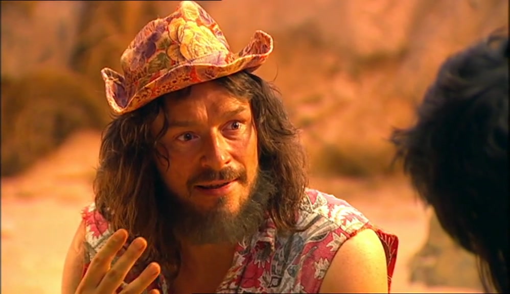 -HE'S IN YOUR HAIR. -HE'D BETTER NOT BE IN MY HAIR. THIS TOOK AGES. 