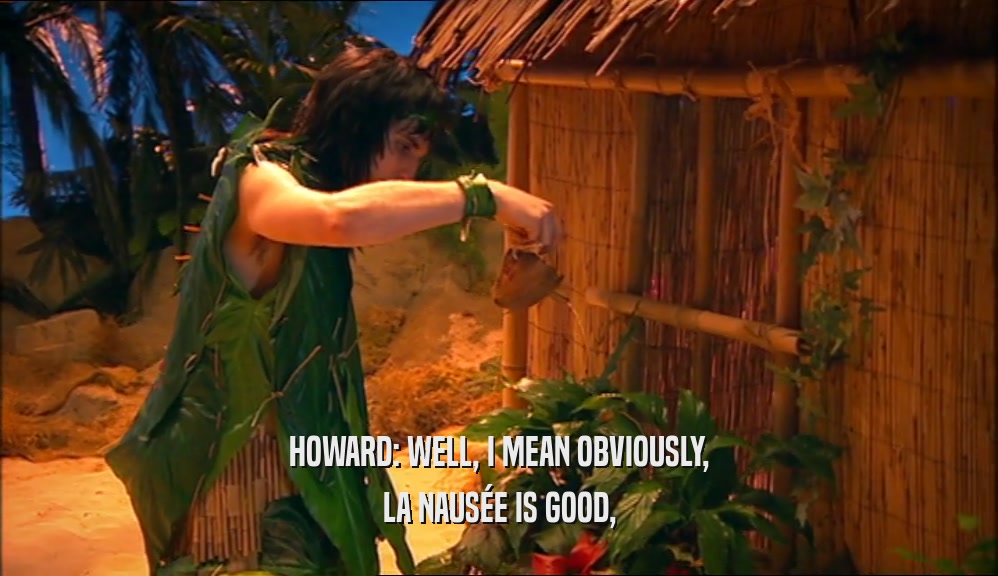 HOWARD: WELL, I MEAN OBVIOUSLY, LA NAUS
