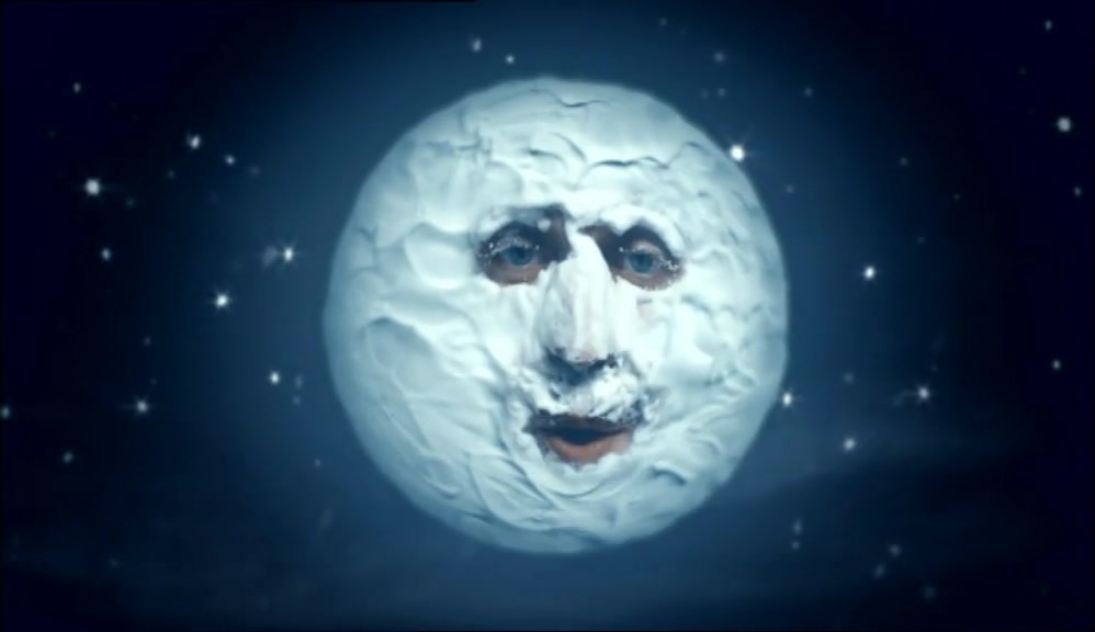 I'M ALL HANDSOME. I'M A SMOOTH WHITE MOON.  