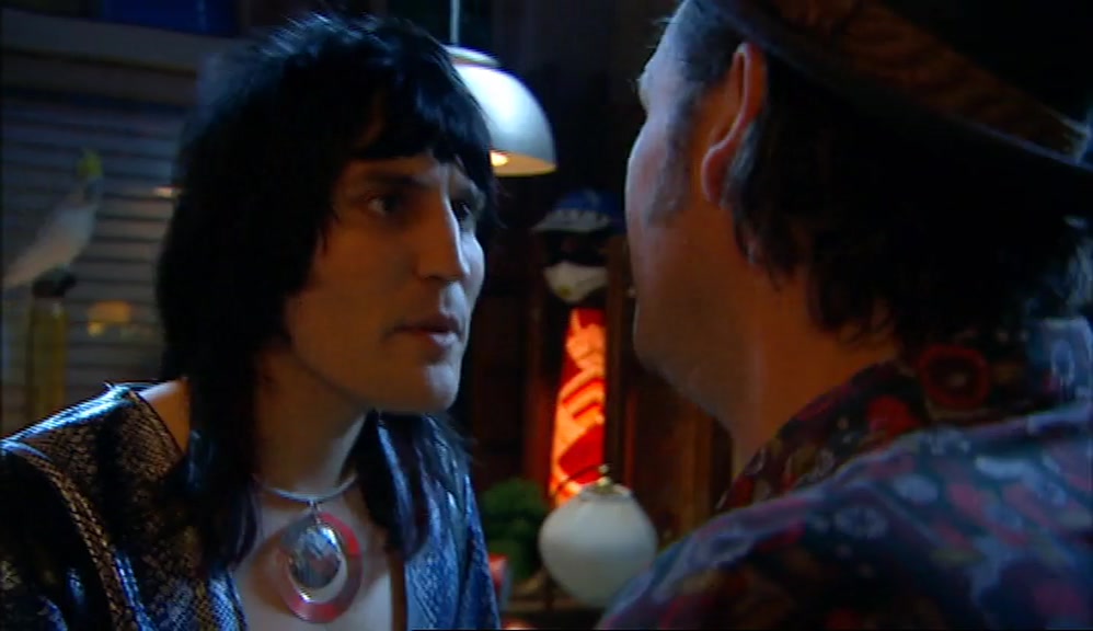 - WE'VE GOT TO GET OUT OF TOWN. - TELL ME WHAT HAPPENED. 