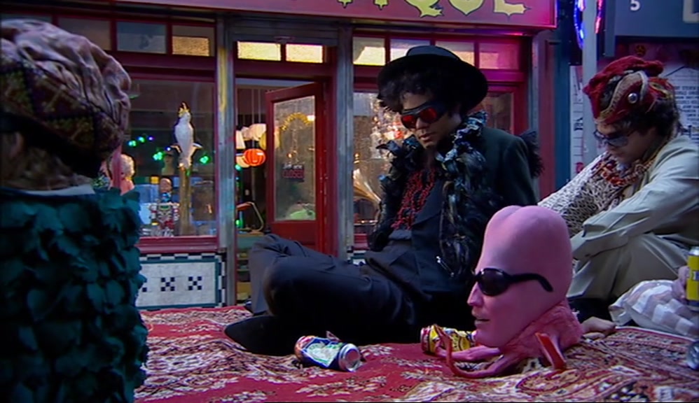 OH, I'VE PUKED UP ON MY OWN TENTACLE.  