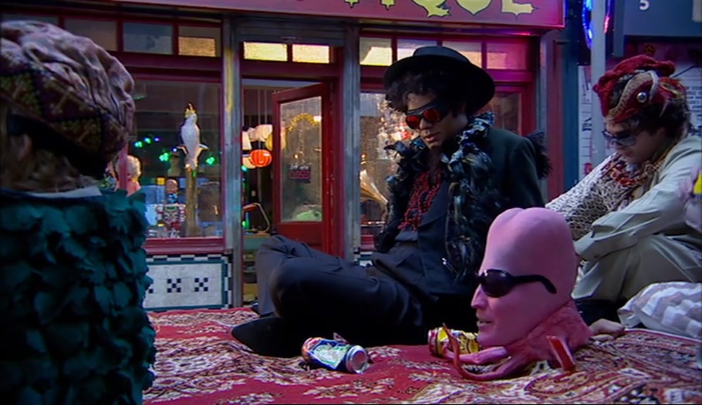 OH, I'VE PUKED UP ON MY OWN TENTACLE.  