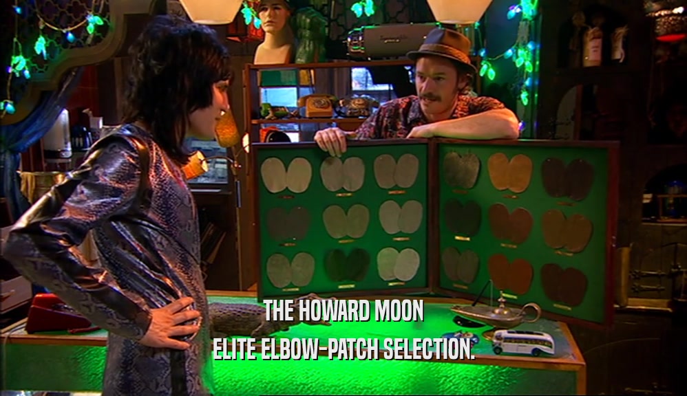 THE HOWARD MOON ELITE ELBOW-PATCH SELECTION. 