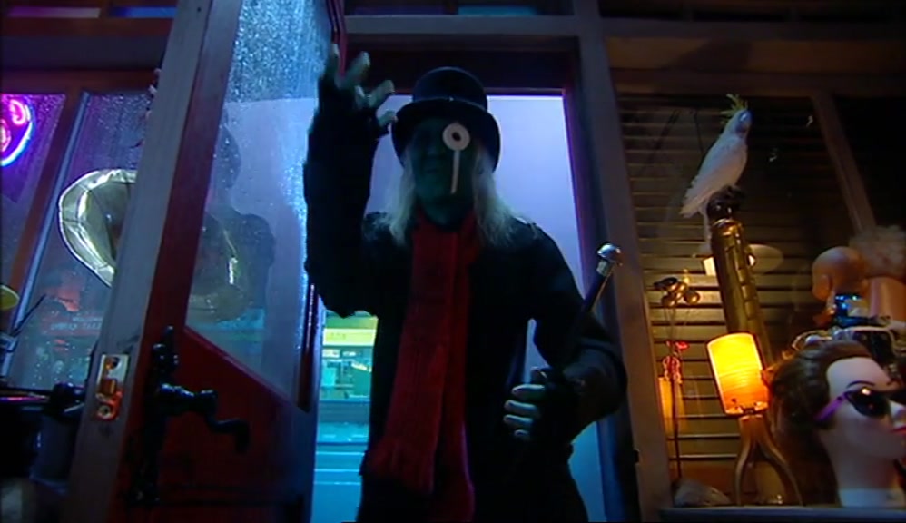 YOU GOT MY MONEY, BOY, OR AM I GOING TO HAVE TO SET ELSIE AND HER EELS ON YOU AGAIN? 