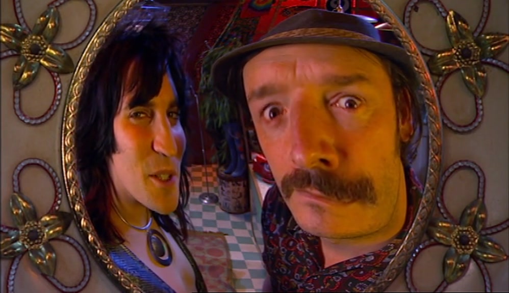 THEY'RE MORE OF A COCKEREL'S EYES EMBEDDED IN A MAN'S FACE. 